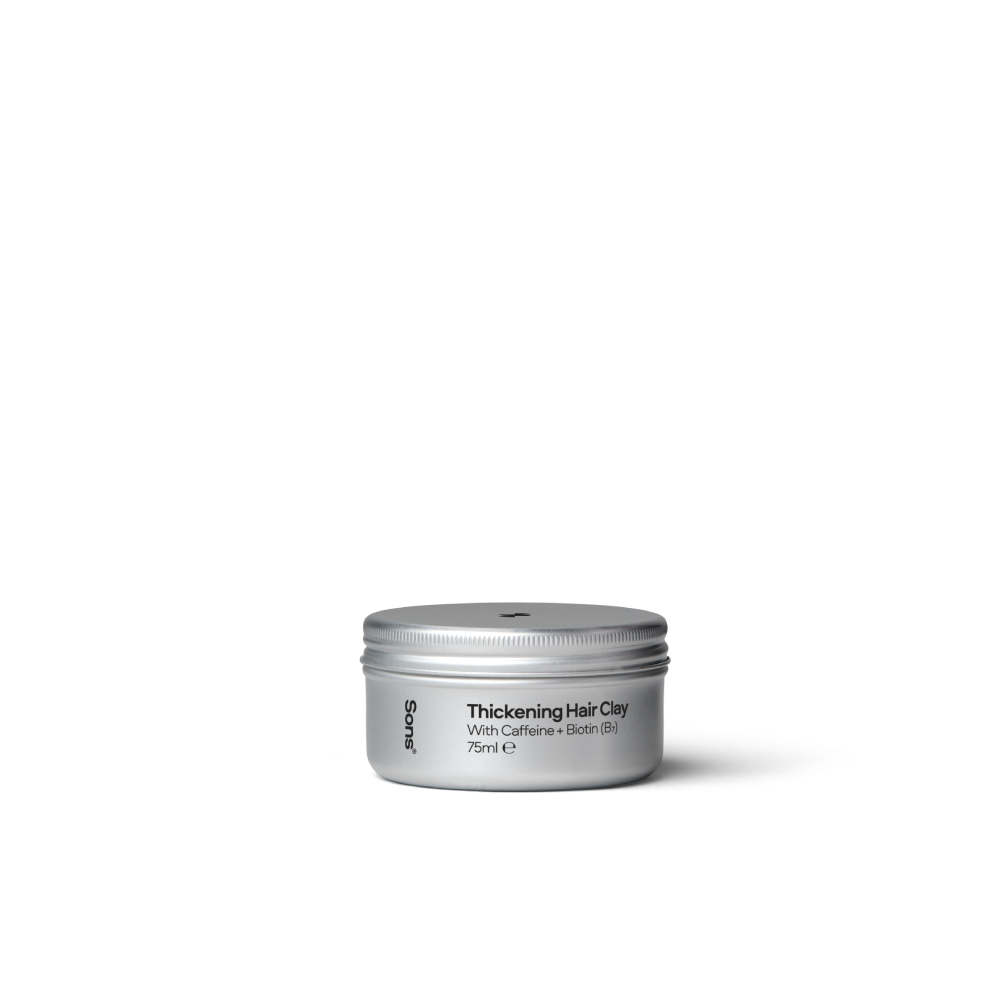 Sons Thickening Hair Clay For Men, Caffeine & Biotin Formulated - 6 Pack