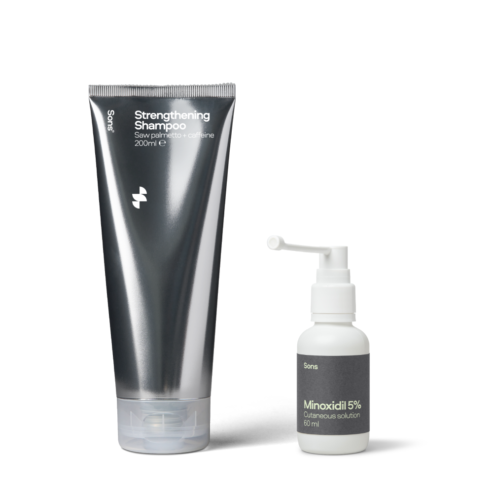 Sons Minoxidil 5% & Sons Hair Growth Shampoo - 3 Month Bundle